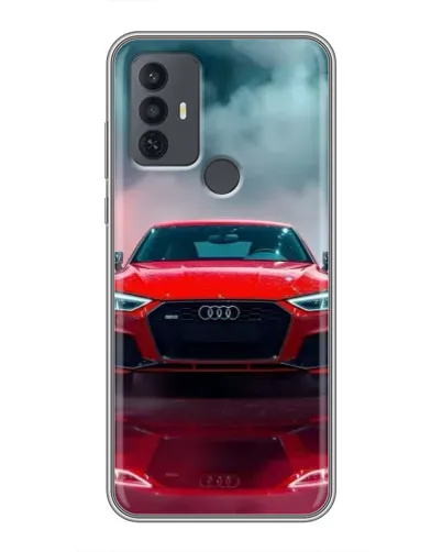 Чохол для TCL 30E з картинкою «Audi RS — червоний стиль»