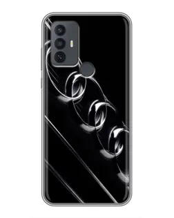 Чохол для TCL 30E з картинкою «Audi — абстрактні кільця»