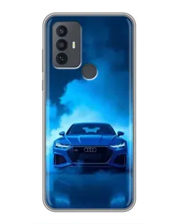 Чохол для TCL 30E з картинкою «Audi — блакитна енергія»