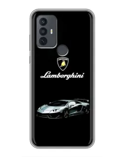 Чохол для TCL 30E з картинкою «Логотип Lamborghini класика»