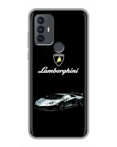 Чохол для TCL 30E з картинкою «Логотип Lamborghini класика»
