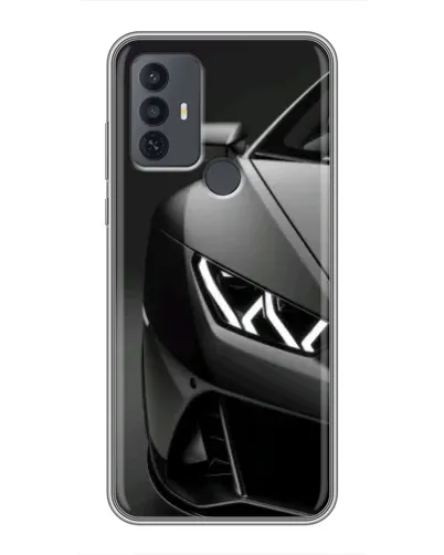 Чохол для TCL 30E з картинкою «Lamborghini фари деталізація»