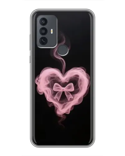 Чехол для TCL 30E с картинкой «Дымчатое сердце»