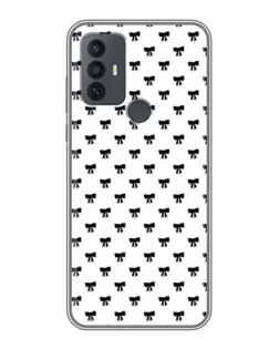 Чехол для TCL 30E с картинкой «Мини-бантики»