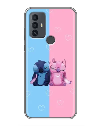 Чехол для TCL 30E с картинкой «Stitch и Angel Love» Чехол для TCL 30E с картинкой «Stitch и Angel Love»