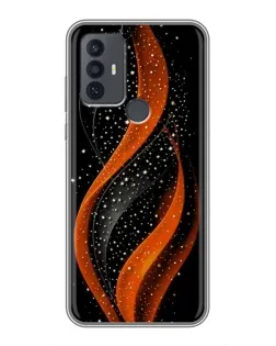 Чехол для TCL 30E с картинкой «Огненная звездная волна» Чехол для TCL 30E с картинкой «Огненная звездная волна»
