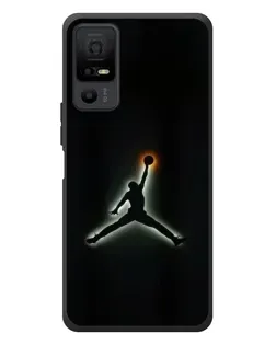 Чехол для TCL 40 NxtPaper 5G с картинкой «Jordan Gradient Logo»