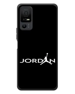 Чехол для TCL 40 NxtPaper 5G с картинкой «Jordan White Logo»