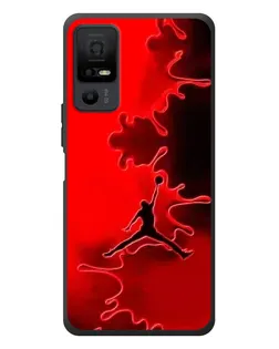 Чехол для TCL 40 NxtPaper 5G с картинкой «Jordan Red Smoke»