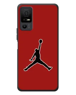 Чехол для TCL 40 NxtPaper 5G с картинкой «Jordan Red Back»