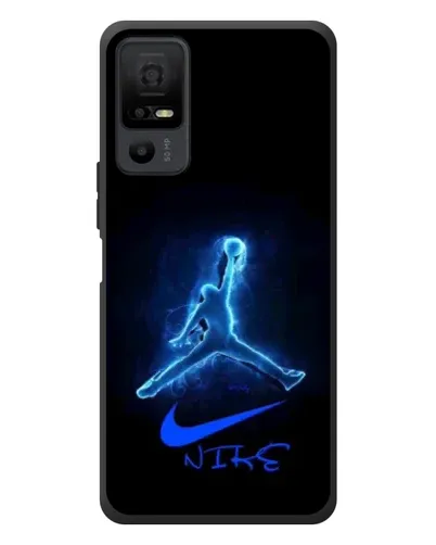 Чехол для TCL 40 NxtPaper 5G с картинкой «Jordan Neon Blue»