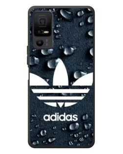 Чехол для TCL 40 NxtPaper 5G с картинкой «Adidas Trefoil Blue»