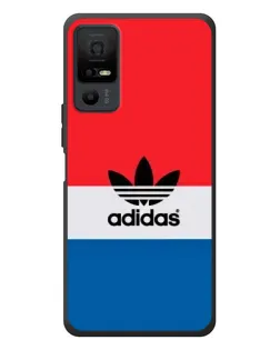 Чехол для TCL 40 NxtPaper 5G с картинкой «Ретро блоки Adidas»