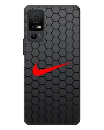 Чехол для TCL 40 NxtPaper 5G с картинкой «Nike — карбоновая сетка»
