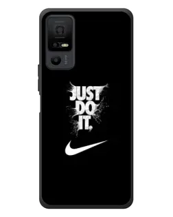 Чехол для TCL 40 NxtPaper 5G с картинкой «Текстовый принт Nike»