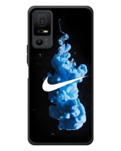 Чехол для TCL 40 NxtPaper 5G с картинкой «Nike и синий дым»