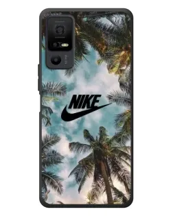 Чехол для TCL 40 NxtPaper 5G с картинкой «Тропический принт Nike»