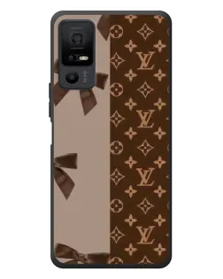 Чехол для TCL 40 NxtPaper 5G с картинкой «Louis Vuitton — банты»