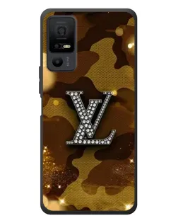 Чехол для TCL 40 NxtPaper 5G с картинкой «Камуфляжный Louis Vuitton»