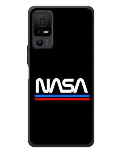 Чехол для TCL 40 NxtPaper 5G с картинкой «NASA — классика Red Blue»