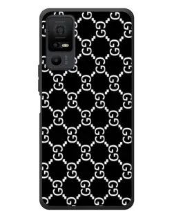 Чехол для TCL 40 NxtPaper 5G с картинкой «Gucci — сетчатый паттерн»
