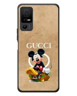 Чехол для TCL 40 NxtPaper 5G с картинкой «Микки Маус Gucci — крафт»