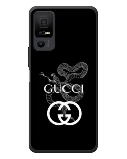 Чехол для TCL 40 NxtPaper 5G с картинкой «Gucci — серебряная змея»