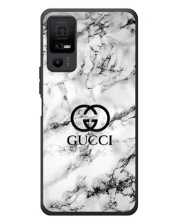 Чехол для TCL 40 NxtPaper 5G с картинкой «Gucci — мраморный шик»