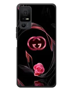 Чехол для TCL 40 NxtPaper 5G с картинкой «Gucci — неоновая роза»