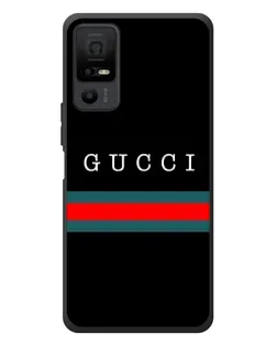 Чехол для TCL 40 NxtPaper 5G с картинкой «Gucci — красный пояс»