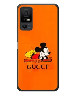 Чохол для TCL 40 NxtPaper 5G з картинкою «Міккі Маус Gucci — помаранч»