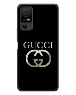 Чохол для TCL 40 NxtPaper 5G з картинкою «Gucci — золото на чорному»