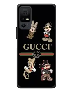 Чохол для TCL 40 NxtPaper 5G з картинкою «Gucci — герої Disney та монограма»