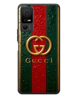 Чохол для TCL 40 NxtPaper 5G з картинкою «Gucci — фірмова смуга та золото»