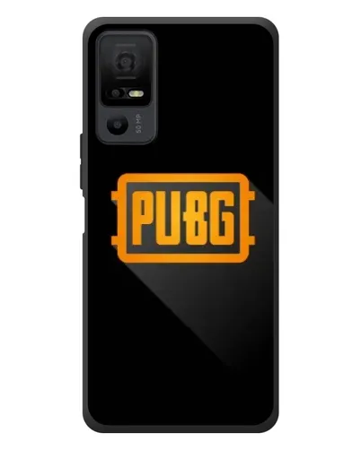 Чехол для TCL 40 NxtPaper 5G с картинкой «PUBG — рамка лого»