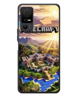 Чехол для TCL 40 NxtPaper 5G с картинкой «Minecraft панорама»