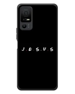 Чехол для TCL 40 NxtPaper 5G с картинкой «Точки веры J.E.S.U.S.»