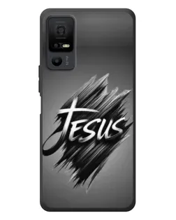 Чехол для TCL 40 NxtPaper 5G с картинкой «Надпись Jesus Graffiti»
