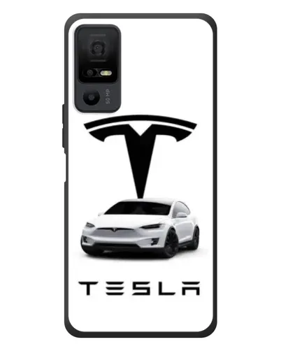 Чехол для TCL 40 NxtPaper 5G с картинкой «Tesla White Style» Чехол для TCL 40 NxtPaper 5G с картинкой «Tesla White Style»