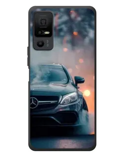 Чехол для TCL 40 NxtPaper 5G с картинкой «Mercedes — ночной город»