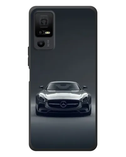 Чехол для TCL 40 NxtPaper 5G с картинкой «Mercedes на черном»