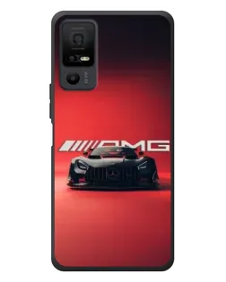 Чехол для TCL 40 NxtPaper 5G с картинкой «Mercedes AMG — красная линия»