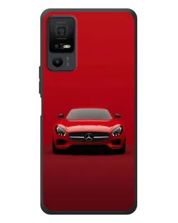 Чехол для TCL 40 NxtPaper 5G с картинкой «Красный Mercedes AMG»