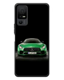 Чехол для TCL 40 NxtPaper 5G с картинкой «Mercedes — неоновый лого»