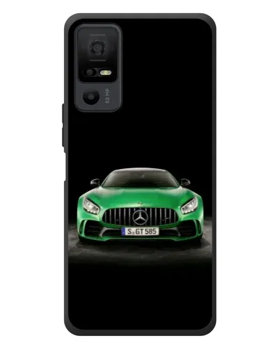 Чехол для TCL 40 NxtPaper 5G с картинкой «Mercedes — неоновый лого»