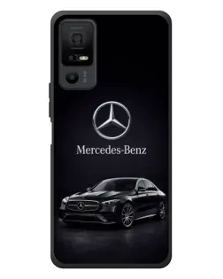 Чехол для TCL 40 NxtPaper 5G с картинкой «Mercedes — решетка радиатора»