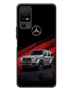 Чехол для TCL 40 NxtPaper 5G с картинкой «Mercedes G-Class красный»