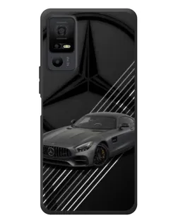 Чехол для TCL 40 NxtPaper 5G с картинкой «Mercedes AMG — графика»
