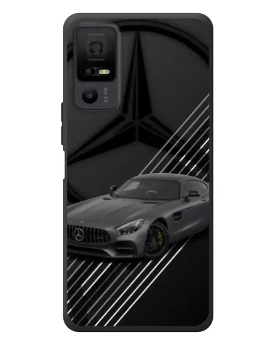 Чехол для TCL 40 NxtPaper 5G с картинкой «Mercedes AMG — графика»