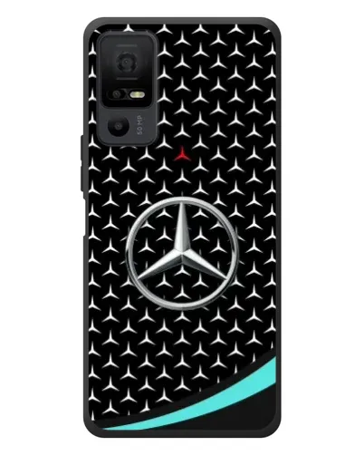 Чехол для TCL 40 NxtPaper 5G с картинкой «Mercedes — бирюзовый акцент»